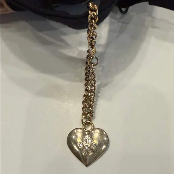 Bradford Exchange Cavalier King Charles Quilted Tote Bag Paw Prints on My Heart - Picture 9 of 9